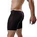 Helisopus Men's Briefs Breathable Underwear Ice Imitated Silk Fabric Ultra-Thin U-Shaped Boxer Brief(4 Pack)