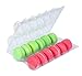 Backery Supply Plastic Clear Macaron Insert with Clip Closure Holds 12 Macarons (Case of 100 Sets)