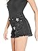 GUESS Factory Women's Amber Star-Embellished Denim Shorts