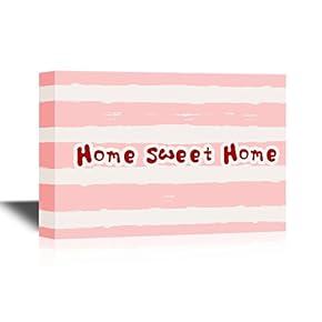 Print Art Cute Home Sweet Home Wall Decor Quotes