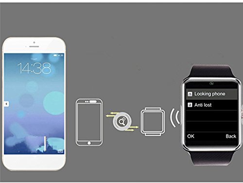 Reloj inteligente Bluetooth de 1,52 pulgadas con tarjeta TF de 32 GB, reloj de pulsera con pantalla táctil, podómetro inteligente con ranura para tarjeta SIM, llamada, masaje, para iOS iPhone y Android Reloj inteligente Bluetooth de 1,52 pu