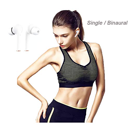 Upgrade Wireless Earbud Headphones Digital LED Bluetooth 5.2 Earphone in-Ear Smart Sports HiFi Stereo Deep Bass Headset with Charging Case Type-C Cable for Sport/Travel/Gym/Work for iPhone Android