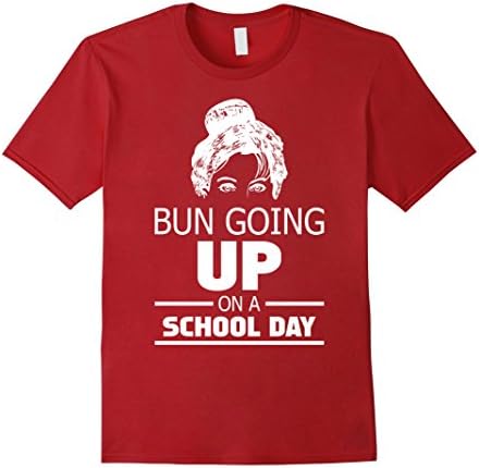 Mens Bun Going Up On A School Day T-Shirt XL Cranberry
