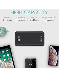 Power Bank - Batería portátil para teléfono Android y otros teléfonos inteligentes, 24000 mAh, 4 puertos de salida, gran capacidad