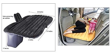 Pr Car Travel Inflatable Mattress Air Bed Camping Universal Suv