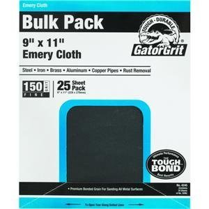 ALI INDUSTRIES 4246 80 25 CT Grit Emery, 9-Inch x 11-Inch