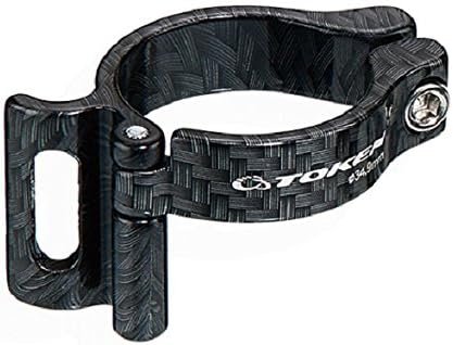 Token Alloy with Carbon Appearance Front Derailleur Clamp