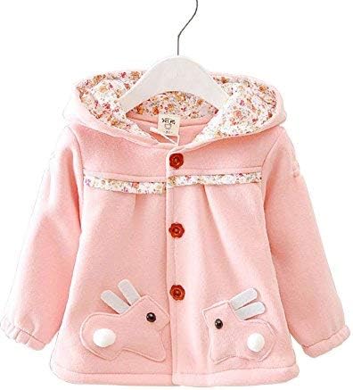Waprincess 2016 Baby Girls Toddler Kids Winter Big Ears Hoodie Jackets Outerwear Coats