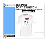 Jet-Pro SofStretch Inkjet Heat Transfer Paper 8.5”x11” (50sheets)