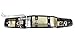 PT Auto Warehouse GM-3545M-RR - Outside Exterior Outer Door Handle, Chrome - Passenger Side Rear