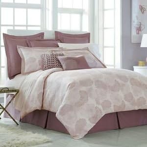 Amazon Com Cindy Crawford 3 Piece Lilac Marble King Duvet Mini
