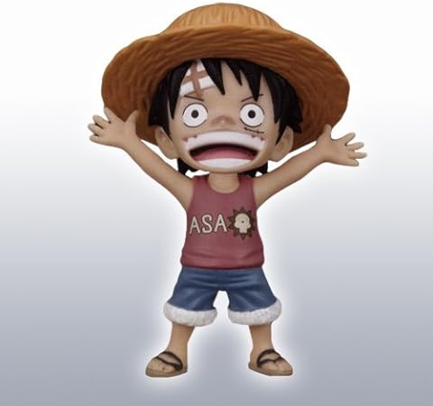 Amazon One Piece ワンピース ワールドコレクタブルフィギュア 文字絵文字タンクトップver ルフィ Asaver 単品 バンプレスト プライズ フィギュア ドール 通販