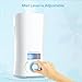 Elechomes CH352 Cool Mist Humidifier, 3.5L Ultrasonic Humidifiers with Stepless Mist Adjustment, 360°Rotatable Dual Nozzles, Whisper Quiet Operation and Auto Shut-off
