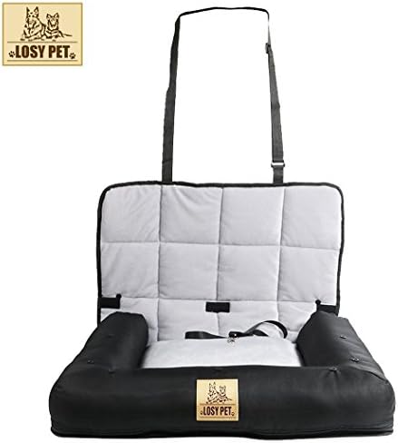 LOSY PET LOSYPET Pet Supplies Dog Car Seat Cover Waterproof, Soft Pet Sofa Bed Pad for Large Dog with Safety Belt Anti-slip Bottom for Cars, Trucks and SUVs Durable