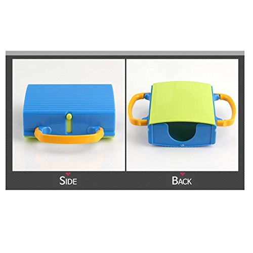 Juice Box Holder, Baby Kids Toddler Self-Helper, Adjustable, Easy to Use (Pink) - Thumbnail 4