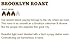 Stone Street Coffee  Brooklyn Signature Blend Medium Dark Roast Whole Bean Coffee, 5 lb