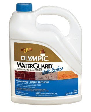 Click Here to See More Images Olympic Waterguard Multi- Surface Waterproofing Clear Sealant 1 Gl