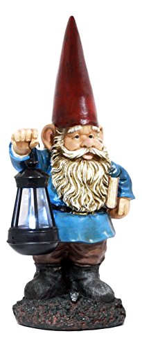Ebros Gift Whimsical Enchanter Gnome Holding Book of Spells Statue 17.25