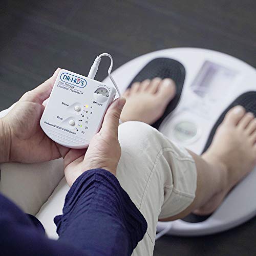 DR-HO'S Circulation Promoter TENS Unit and EMS and 1 Year Warranty - Improves Circulation, Reduces Swelling, and Alleviates Feet and Leg Pain - Basic Package (Includes DR-HO'S Pain Therapy System)