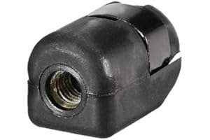 Heyiarbeit Gas Spring End Fitting M6 Female Thread Steel Zinc Plated for Machinery Automation Equipment Black 1 Pc