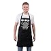 Bang Tidy Clothing Funny BBQ Apron Novelty Aprons Cooking Gifts for Men 100% Cotton 2 Pockets - BBQ Rules