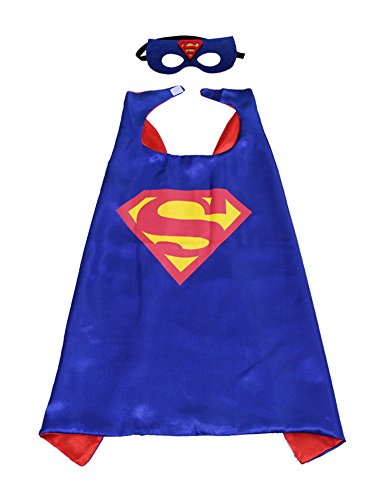 Kids Night-luminous CAPE & MASK SET Superhero and Princess Halloween Costume