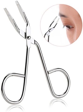 NUOLUX Eyebrow Tweezer, Eyebrow Nose Hair Clip Tweezer Remover Tweezer Clip(Silver)