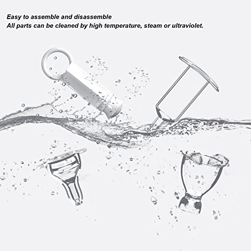 Children Medicine Dispenser Liquid Dispenser Calibration Dropper Type Transparent PP Silicone