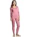 Leveret Women's Solid Marled 2 Piece Pajama 100% Cotton (Size XS-XL)