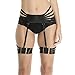 Leg Garter Harness Belt Elastic Goth Black Strappy Tops Plus Size Underwear (Style-3)