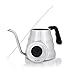 Pour Over Kettle Coffee Maker: Stainless Steel Gooseneck Drip Kettles for Ground Beans Hand Drip Coffees & Loose Leaf Tea - Barista Quality 1.2 liter