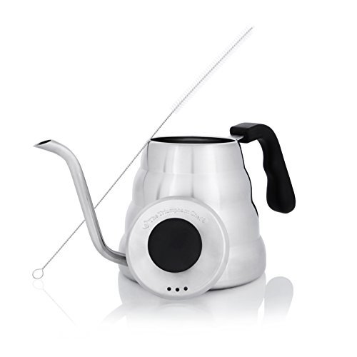 image for The Triumphant Chef Pour Over Kettle Coffee Maker: Stainless Steel Goo