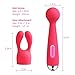 SVAKOM Mini Emma Sex Toys G-spot Vibrators , Powerful Clitoral Stimulators Dildos Wand Massagers for Women - Beginner's Vibe,Adult Products(Plum Red)