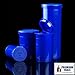 Premium Vials - 315 pcs, 13 Dram Blue Pop Top Containers Full Cases, Best Medical Marijuana Container Pop Top Bottles Pop Top Vial. (13 Dram, Blue)