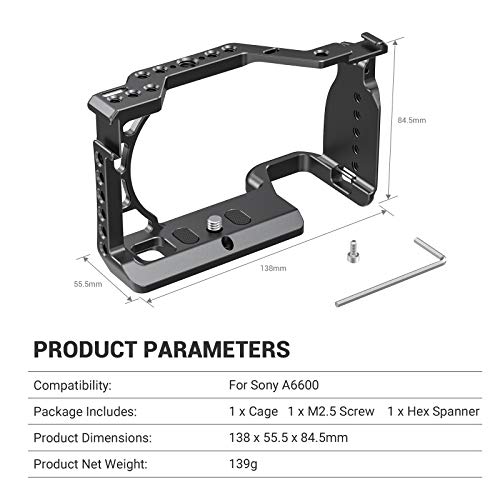 SMALLRIG A6600 Cage Cage for Sony A6600-2493