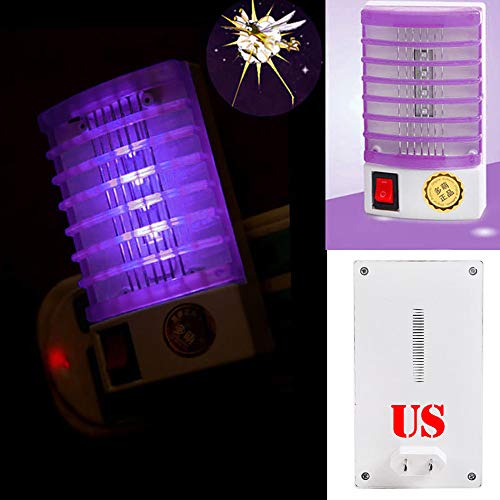 Fxbar LED Socket Electric Mosquito Fly Bug Insect Trap Killer Zapper Night Lamp Lights