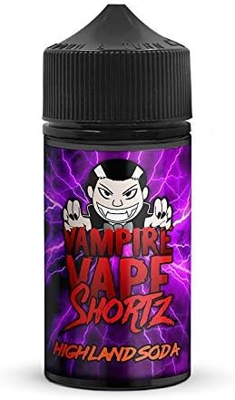 Vampire Vape SHORTZ Series E Liquid Vape Multiple Flavours, 50 ml 0mg 70VG / 30PG - No Nicotine (Highland Soda)