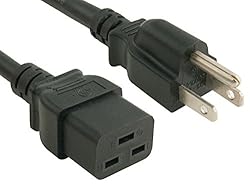 Cable Leader 3 ft 14 AWG 15A 125V Power Cord NEMA