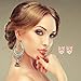 YAVIS [Update] Earring Backs Earring Lifters - 3 Pairs of Adjustable Hypoallergenic Earring Lifts for Women Ear Lobe Support Patches(18k Gold Plated, Silver Plated, Rose Gold Plated-Crown Style)