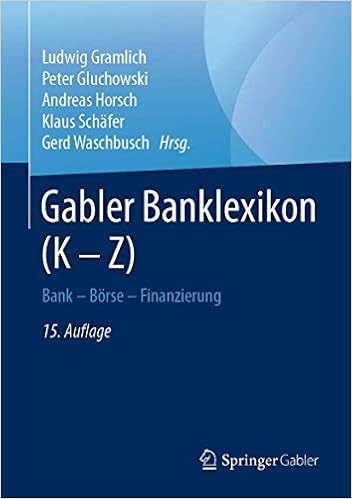 Gabler Banklexikon K Z Bank Borse Finanzierung Gramlich Ludwig Gluchowski Peter Horsch Andreas Schafer Klaus Waschbusch Gerd Amazon De Bucher