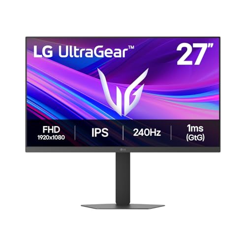 Ultragear™ 27G440A-B 27 Zoll Full HD IPS Gaming Monitor, 240Hz, HDR10, AMD FreeSync Premium, 2X HDMI 2.1, 2X DisplayPort 1.4, Schwarz