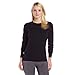 Minus33 Merino Wool Women's Tanana Expedition Crew, Black, X-Small