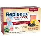 Melaleuca Replenex Extra Strength Joint Health Drink Mix - Pink Lemonade - 20 Packets .25oz Each - Net Weight 5oz