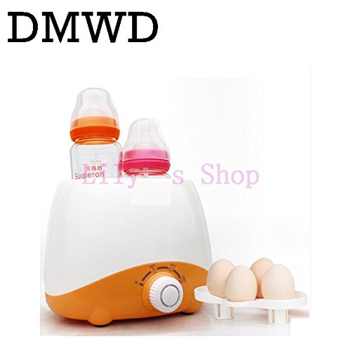 Electric Thermostat Warm Milk Heater Bottle Warmer Multifunction Baby Food Sterilizer Insulation Egg Boiler For Infant 2 Bottles 220V