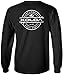 Joe's USA Koloa Long Sleeve Thruster Logo Heavy Cotton T-Shirts. Regular, Big & Tall