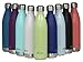 MIRA 12 oz Insulated Water Bottle - Slim Stainless Steel Cola Shape Thermos - Double Wall Hot & Cold Flask (24Hr Cold/12Hr Hot) - Cactus Green