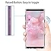 Casetego Compatible with Galaxy Note 9 Case,Clear Soft Flexible TPU Case Rubber Silicone Skin with Flowers Floral Printed Back Cover for Samsung Galaxy Note 9-Purple Flower