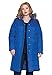 Roamans Women's Plus Size Quilted Knee Length Parka
