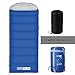 Honest Outfitters Sleeping Bag with Compression Sack, Envelope Portable and Lightweight for 3-4 Season Camping, Hiking, Traveling, Backpacking and Outdoor Activities Navy Blue (SINGLE)