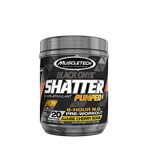 MuscleTech Shatter Pumped 8 Black Onyx - JuJube Cherry Bomb